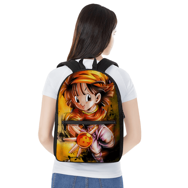 DBZ Adorable Pan Holding A Dragon Ball Cool Backpack - Saiyan Stuff