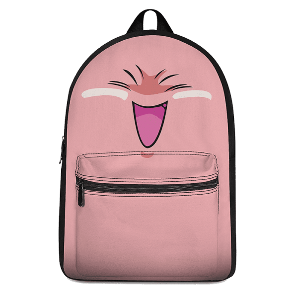DBZ Fat Buu Cute Pink Blue Cool Canvas Backpack - Saiyan Stuff