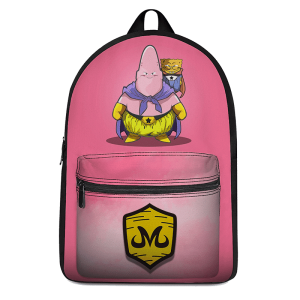 DBZ Patrick Spongebob Parody Fat Buu Babidi Cute Pink Backpack - Saiyan Stuff