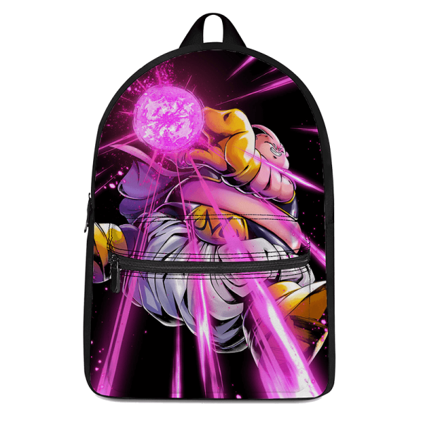 Dragon Ball Z Fat Buu Charging Pink Energy Beam Cool Backpack - Saiyan Stuff