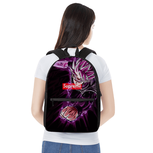 Dragon Ball Goku Black Saiyan Rose Supreme Awesome Backpack - Saiyan Stuff