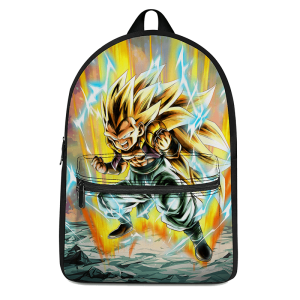 Dragon Ball Gotenks Super Saiyan 3 Powerful Canvas Backpack - Saiyan Stuff