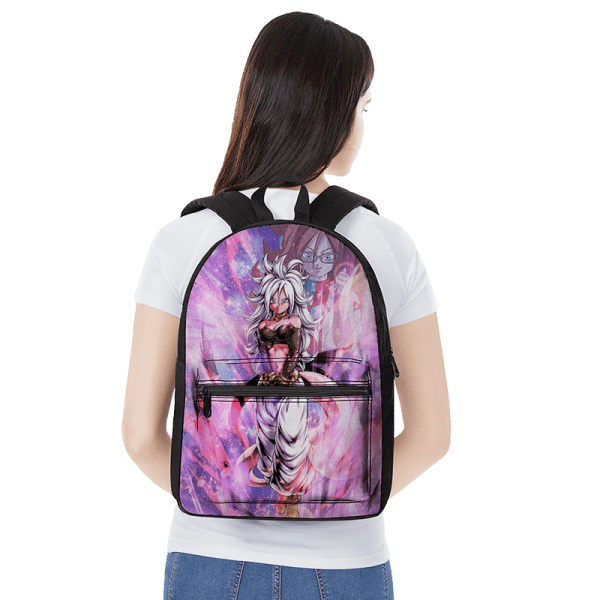 Dragon Ball Legends Android 21 Sexy Pink Art Backpack - Saiyan Stuff