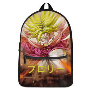 Dragon Ball Legends Broly Aggressive Stance Dope Backpack - Saiyan Stuff