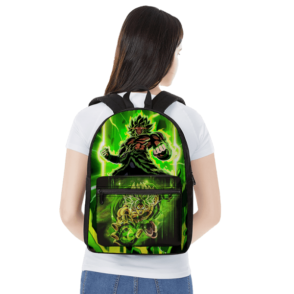 Dragon Ball Legends Broly The Legendary Saiyan Green Backpack - Saiyan Stuff