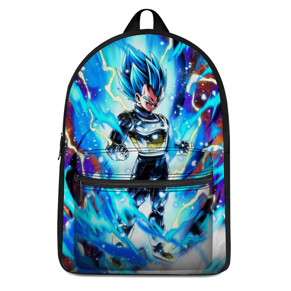 Dragon Ball Legends Vegeta SSGSS Awesome Blue Aura Backpack - Saiyan Stuff