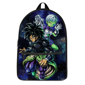 Dragon Ball Super Broly Cheelai Awesome Art Canvas Backpack - Saiyan Stuff