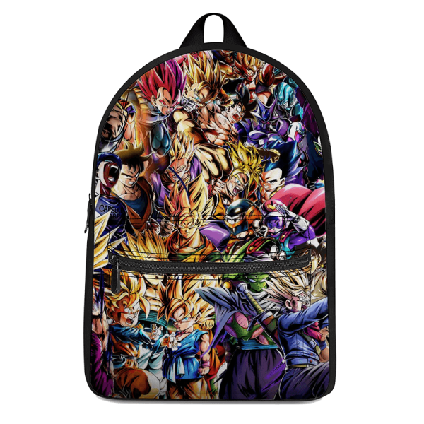Dragon Ball Super Family Of Characters Fantastic Canvas Backpack - Saiyan Stuff
