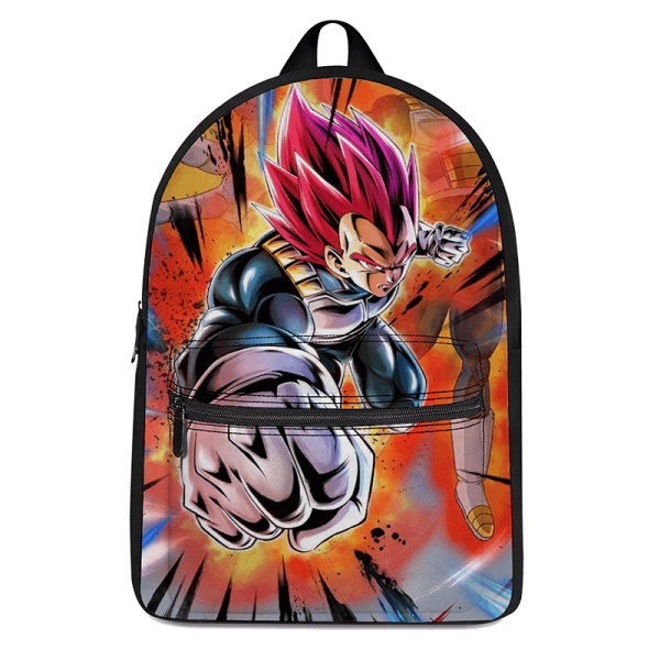 Dragon Ball Super Vegeta SSG Attack Pose Awesome Backpack - Saiyan Stuff