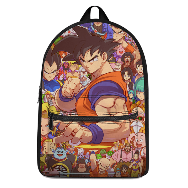 Dragon Ball Z All Characters Goku Family Art Cool Backpack - Saiyan Stuff