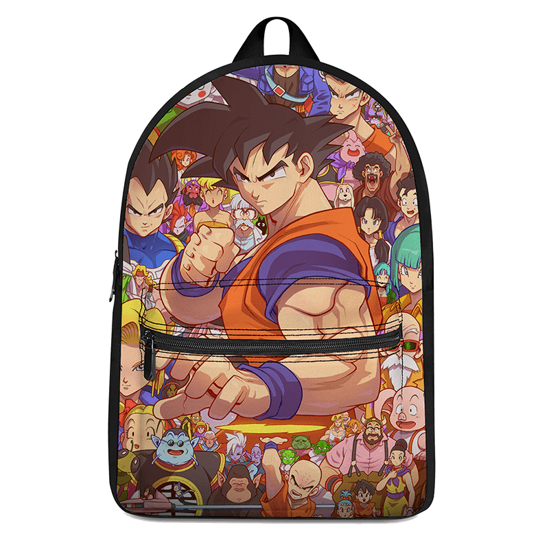 Dragon Ball Z Goku Character Die Cut Kids Backpack