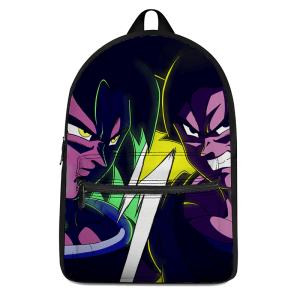 Dragon Ball Z Broly VS Son Goku Contrast Color Art Backpack - Saiyan Stuff