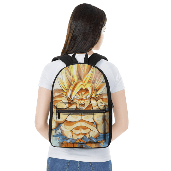 Dragon Ball Z Kakarot SSJ2 Wonderful Art Canvas Backpack - Saiyan Stuff