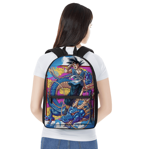 Dragon Ball Z Kakarot With Blue Shenron Awesome Backpack - Saiyan Stuff