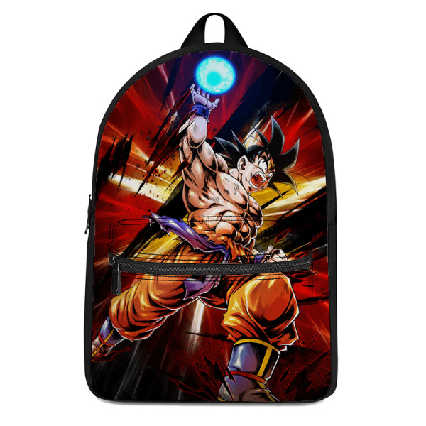 Dragon Ball Z Son Goku Base Form Ball Of Energy Canvas Backpack - Saiyan Stuff