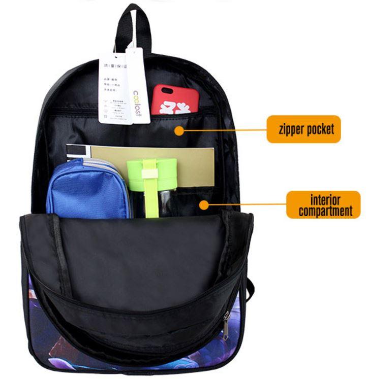 DBZ Grand Theft Ball Z Fan Art Design Handy Backpack Bag