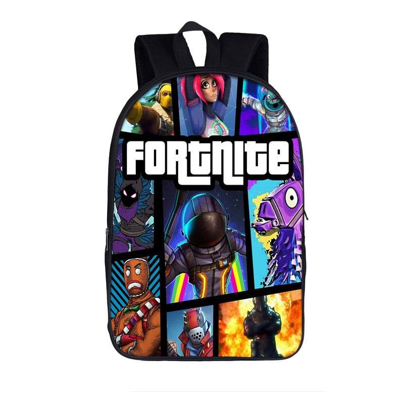Fortnite Battle Royal Badass Grand Theft Auto Theme Backpack - Saiyan Stuff