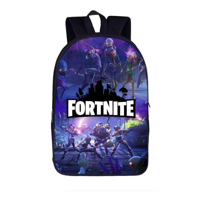 Fortnite Battle Royal Fortnitemares Halloween Purple Backpack - Saiyan Stuff