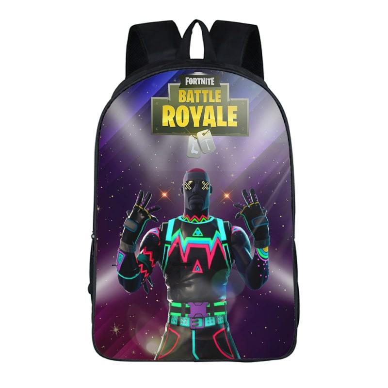 Fortnite Battle Royal LiteShow Outfit Neon Light Backpack Bag - Saiyan Stuff