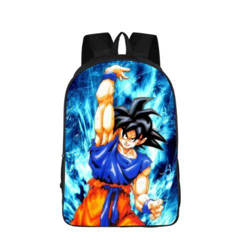 Goku Spirit Bomb Skill Power Aura School Backpack Bag - Saiyan Stuff