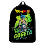 Perfect Saiyan Blue Gogeta Broly Aura Dragon Ball Super Backpack - Saiyan Stuff