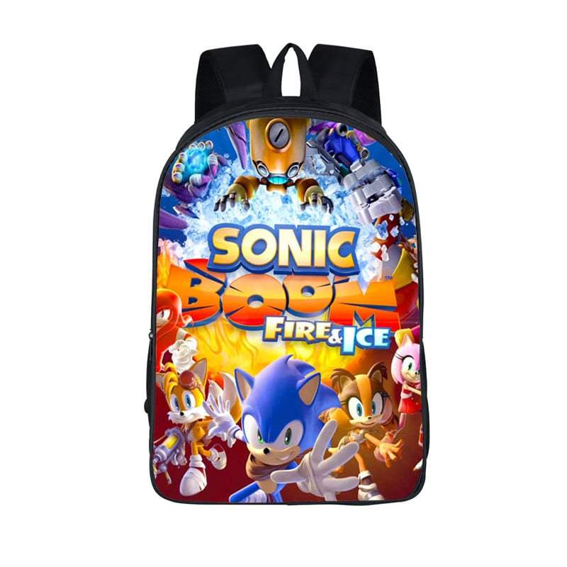 Sonic Boom Fire & Ice Awesome Characters Backpack Bag - Saiyan Stuff