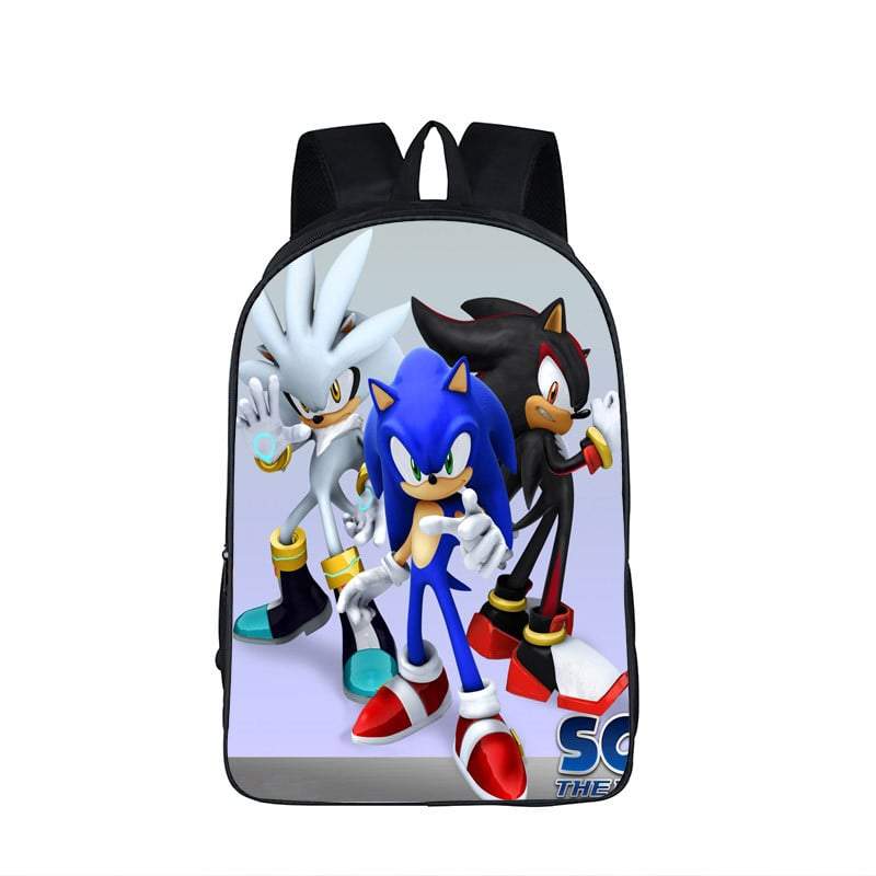 Sonic Silver Shadow The Hedgehog Epic Backpack Bag - Saiyan Stuff
