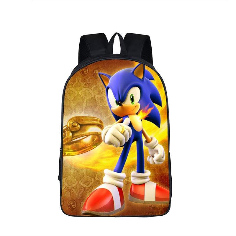 Sonic The Hedgehog Shahra Ring School Backpack Bag - Saiyan Stuff