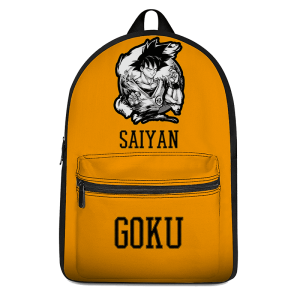 Super Saiyan Goku Awesome Dragon Ball Z Orange Backpack - Saiyan Stuff
