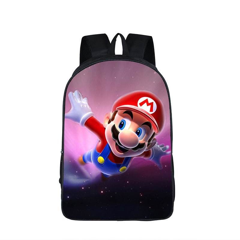 Super Mario Galaxy Cool 3D Space Flying Backpack Bag - Saiyan Stuff