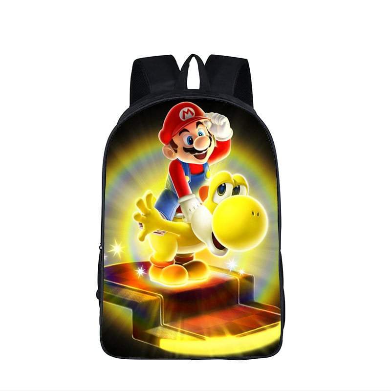Super Mario Galaxy Glowing Yellow Yoshi Backpack Bag - Saiyan Stuff