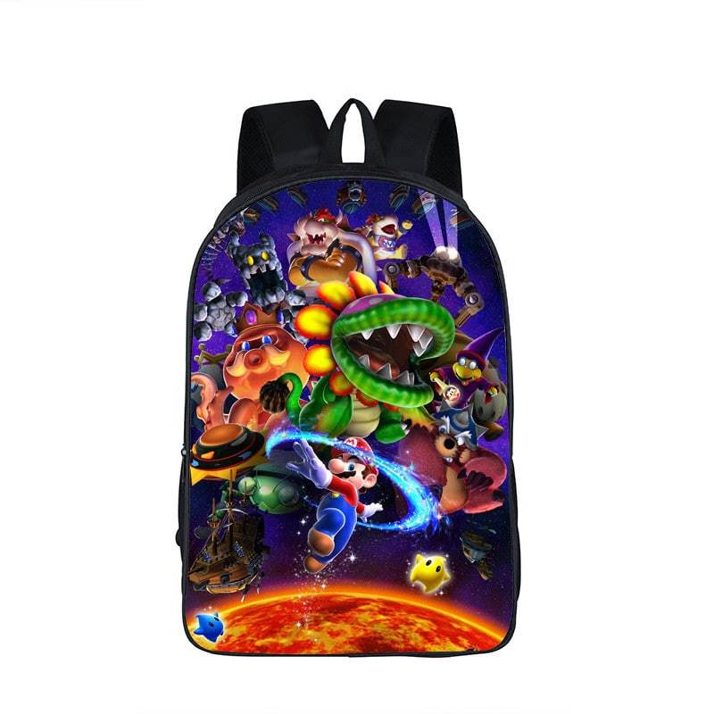 Super Mario Galaxy Nintendo Legend Villains Backpack Bag - Saiyan Stuff