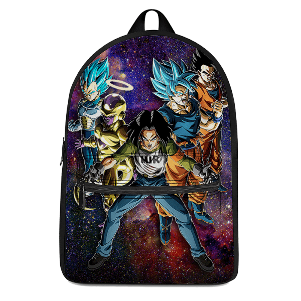 Team Universe 7 Teamwork Dragon Ball Super Galaxy Backpack - Saiyan Stuff