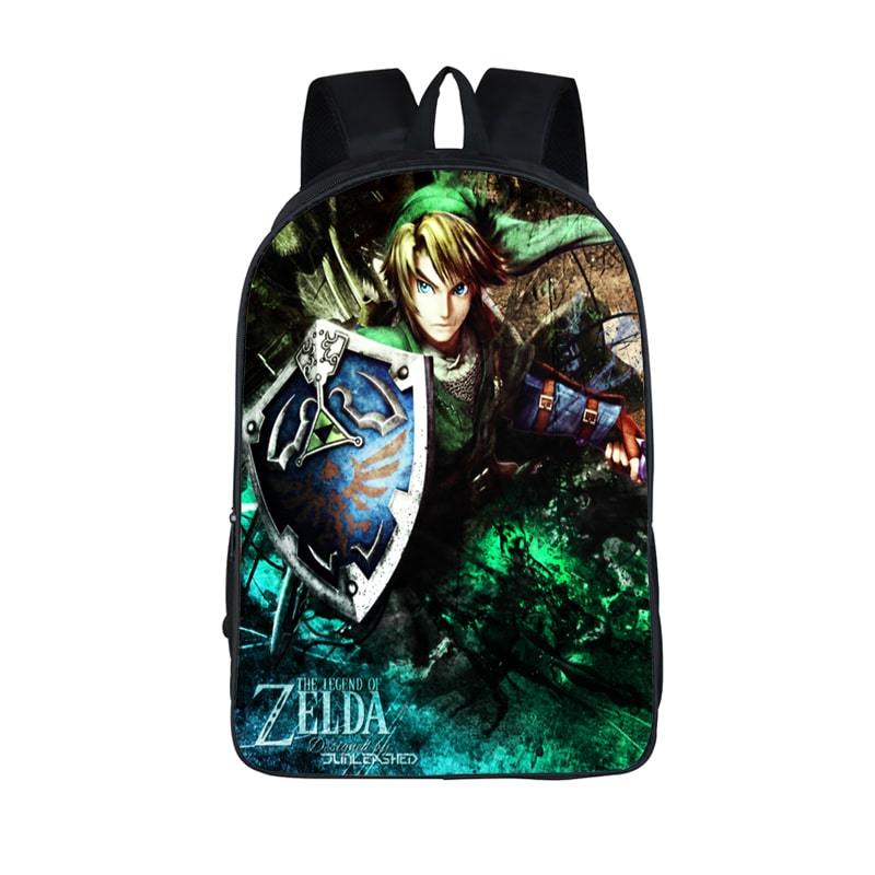 The Legend Of Zelda Brave Link Epic School Backpack Bag - Saiyan Stuff