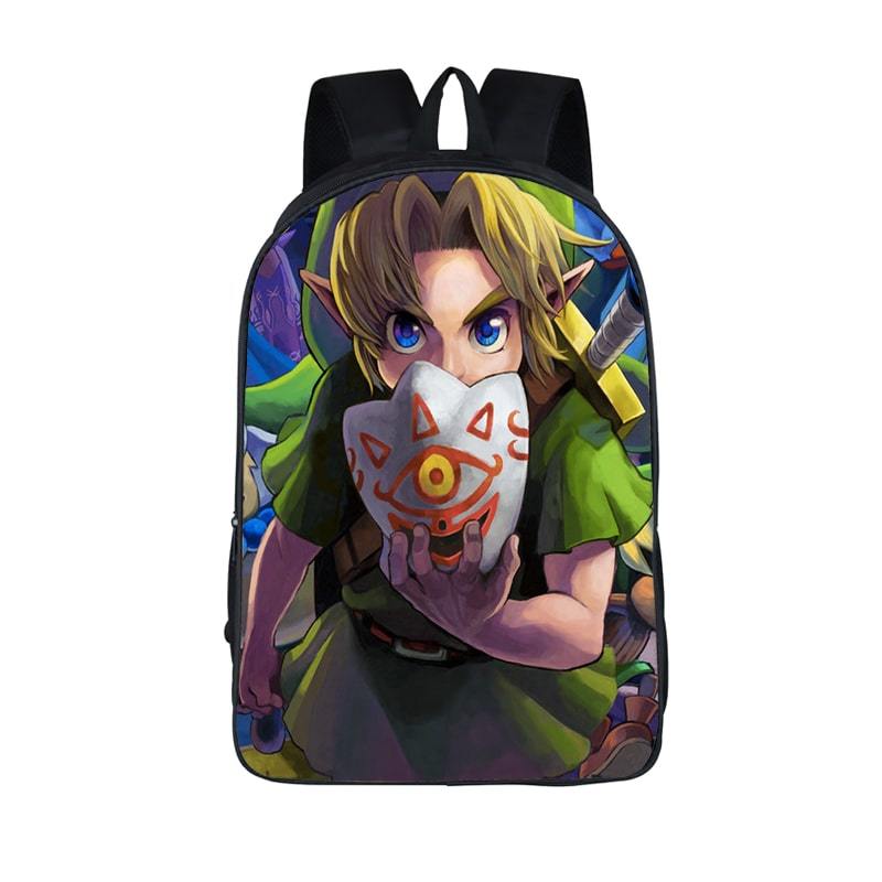 The Legend Of Zelda Majora's Mask School Backpack Bag - Saiyan Stuff