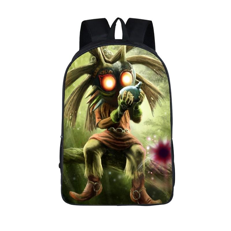 The Legend Of Zelda Surreal Majora's Mask Backpack Bag - Saiyan Stuff