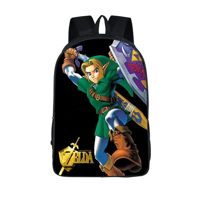 The Legend Of Zelda Courageous Link Backpack Bag - Saiyan Stuff