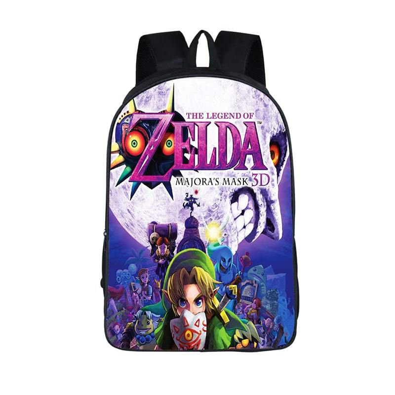 The Legend Of Zelda Majora's Mask 3D Night Sky Backpack Bag - Saiyan Stuff
