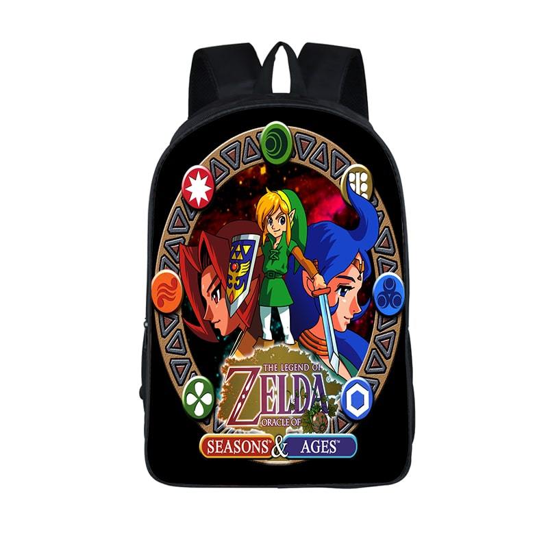The Legend Of Zelda Oracle Of Seasons And Ages Backpack Bag - Saiyan Stuff