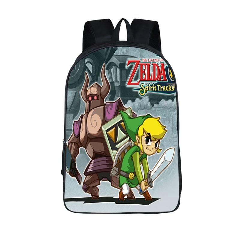 The Legend Of Zelda Spirit Tracks Cool School Backpack Bag - Saiyan Stuff