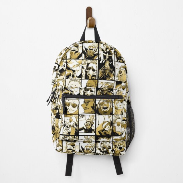 Present Mic (color version) - My hero academia collage  Backpack RB0605 product Offical Anime Backpacks Merch