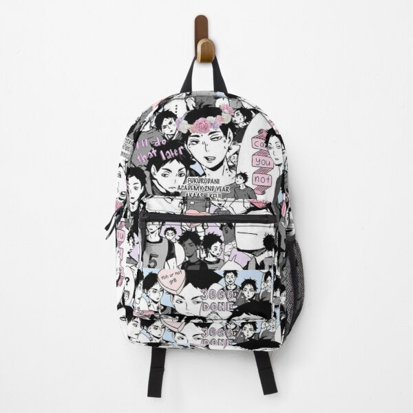 Haikyuu cool collage Backpack RB0605 product Offical Anime Backpacks Merch