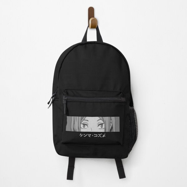Haikyuu Kenma Nekoma Graphic Black and White Eyes Closeup Backpack RB0605 product Offical Anime Backpacks Merch