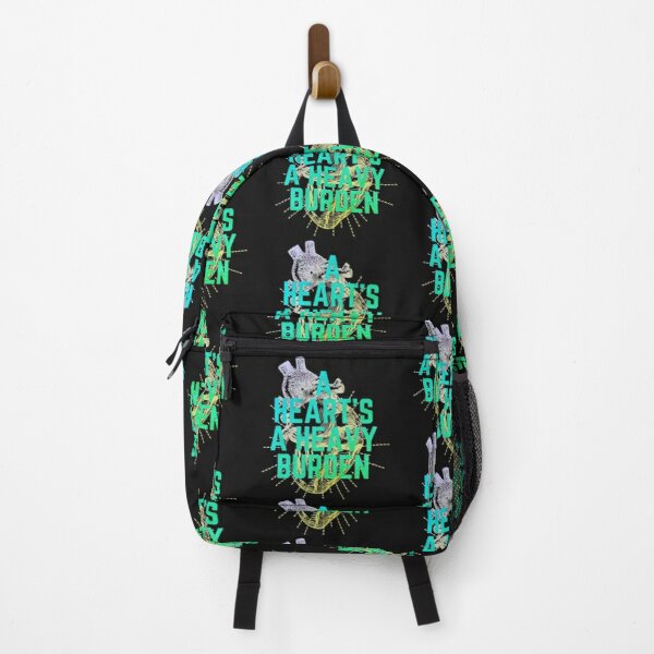 A heart is a heavy burden Green Edition Backpack RB0605 product Offical Anime Backpacks Merch