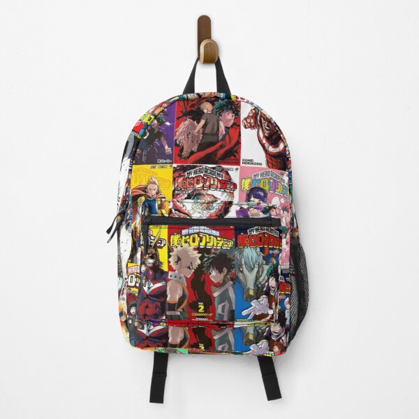 My hero academia Cover Collage Backpack RB0605 product Offical Anime Backpacks Merch