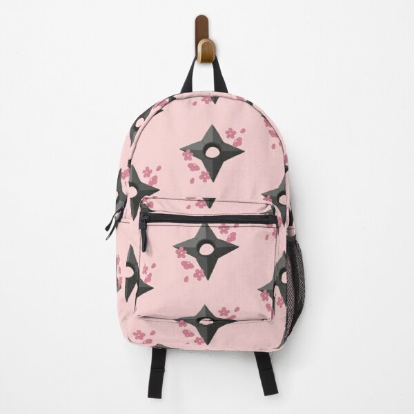 Shuriken and Sakura Blossoms Backpack RB0605 product Offical Anime Backpacks Merch