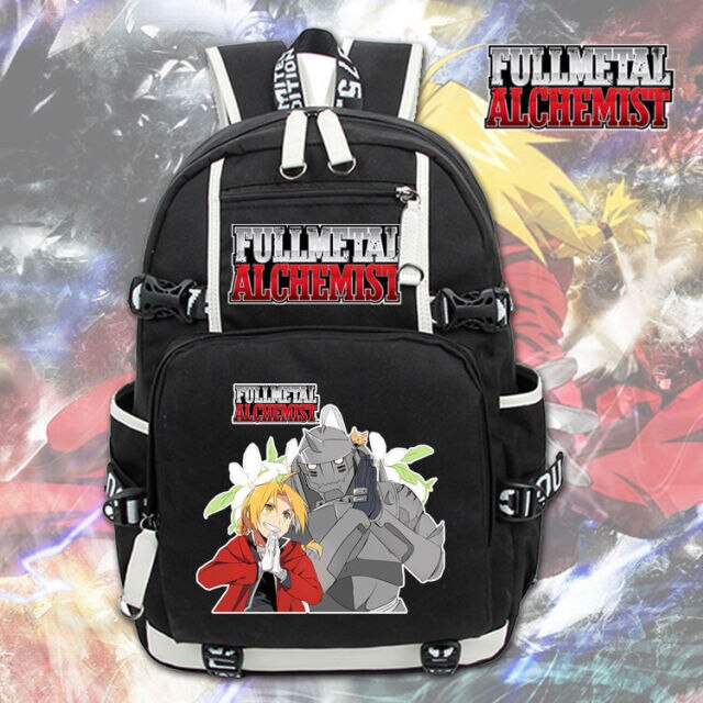 Fullmetal Alchemist Backpack: Edward and Alphonse Backpack | Anime ...