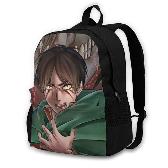 Attack On Titan Backpacks Polyester Workout Male Backpack Lightweight Aesthetic Bags 14.jpg 640x640 14 - Anime Backpacks