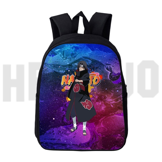 Casual Canvas Japan Anime 12 16inch Akatsuki Itachi Backbags Akatsuki Backpack Men 3D Print Schoolbag Zipper 16 1.jpg 640x640 16 1 - Anime Backpacks