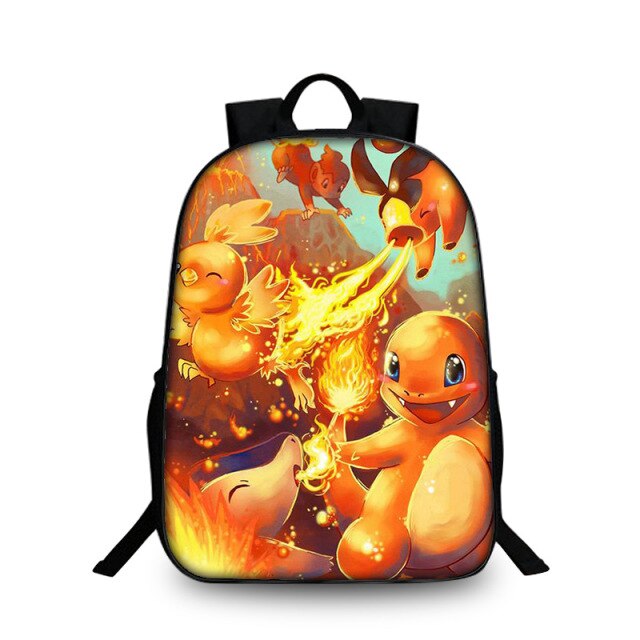 Pokemon Pokemon Pikachu Super Dream Fire breathing Dragon Big Family Backpack Pokemon Pikachu New 40 Student 26.jpg 640x640 26 - Anime Backpacks